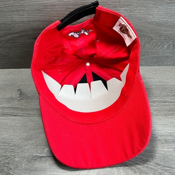 NASCAR BUDWEISER Dale Earnhardt JR #8 Velcro Strap Hat Red/Black - Picture 3 of 4